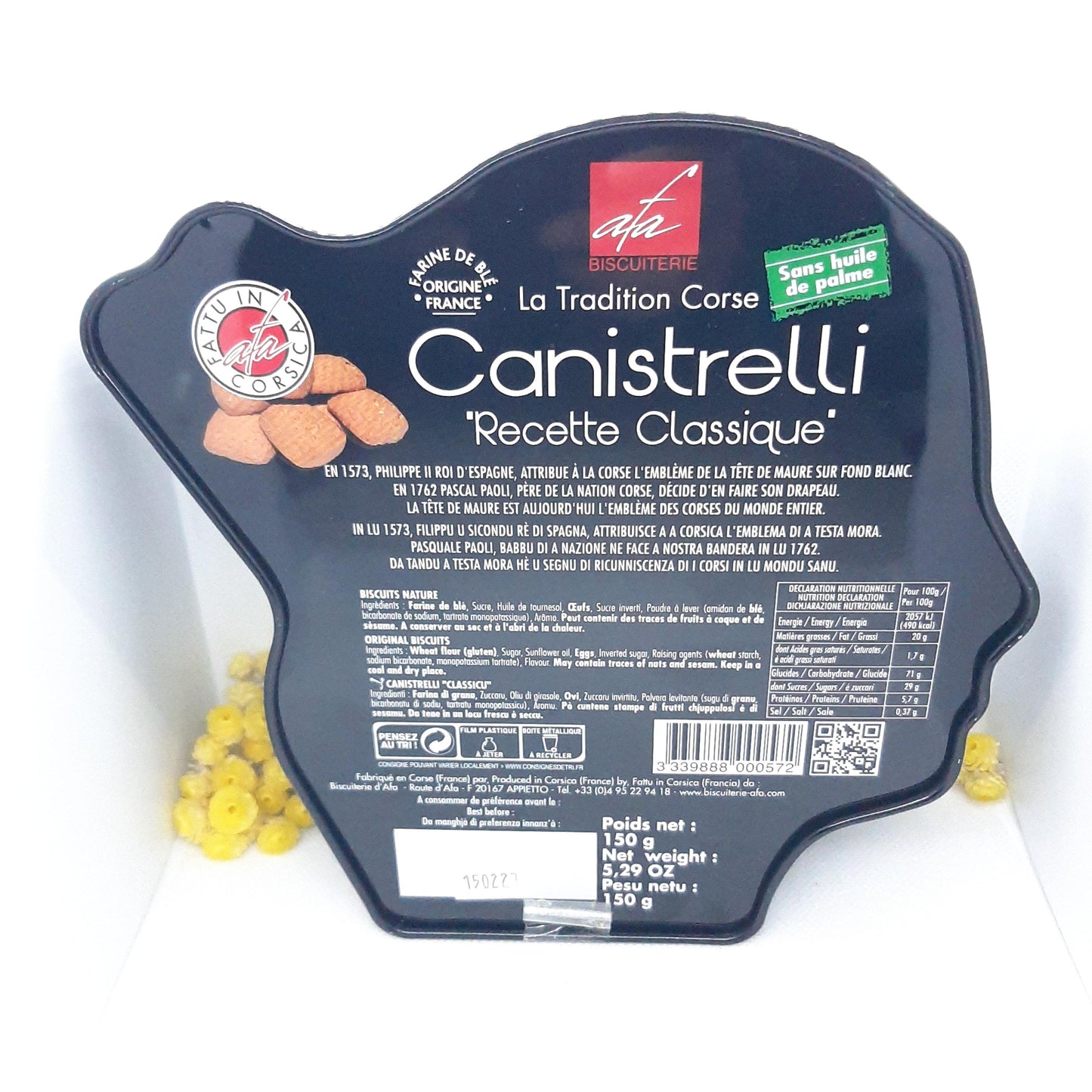 Canistrelli - Recette Classique - Biscuiterie d'Afa