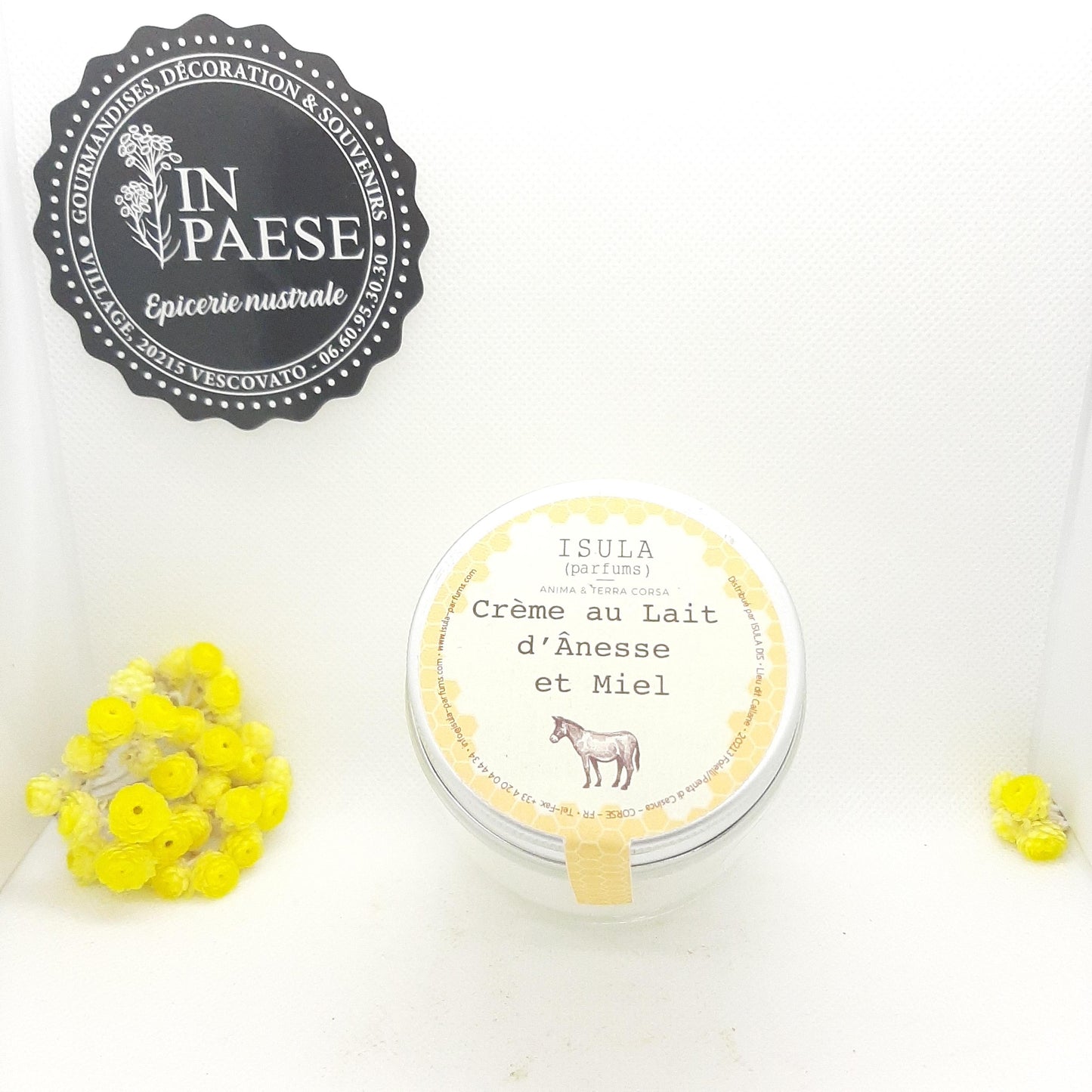 Crème au Lait d'ânesse & Miel - Isula Parfum