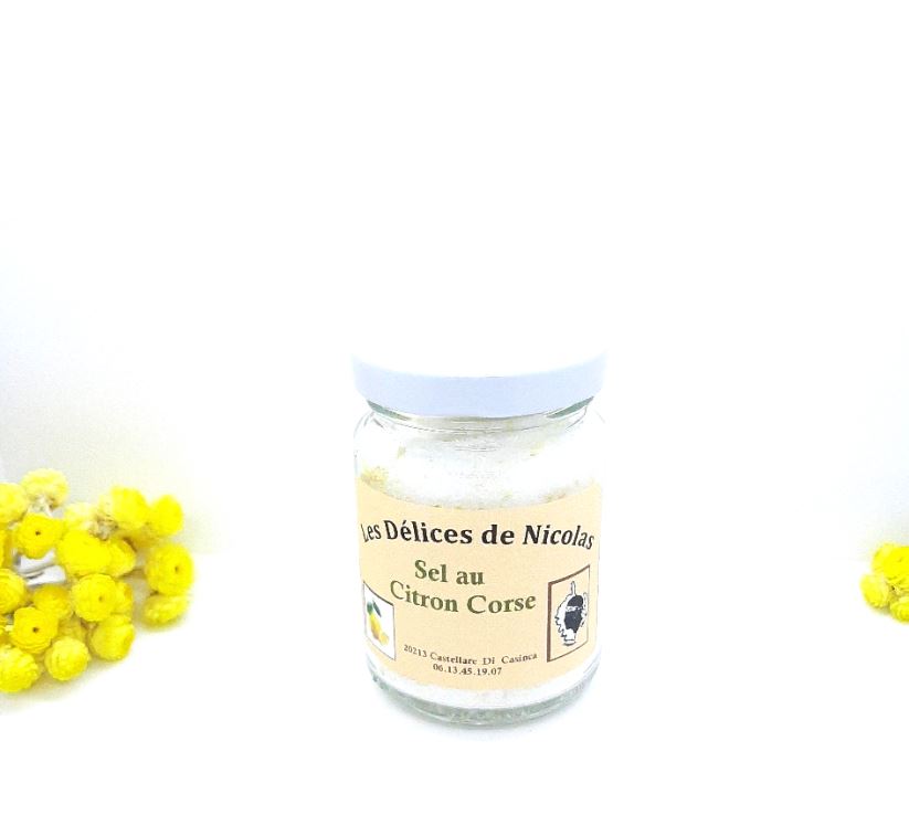 Sel au Citron Corse - Les Délices de Nicolas