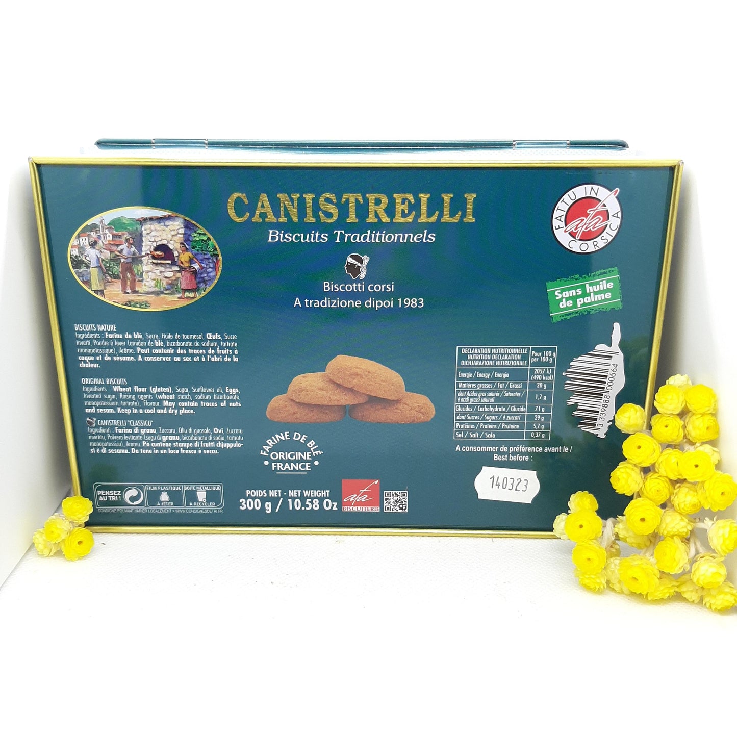 Canistrelli - Biscuits Traditionnels - Biscuiterie d'Afa